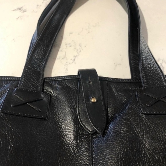 CLAVA America shoulder black leather bag - Picture 7 of 12